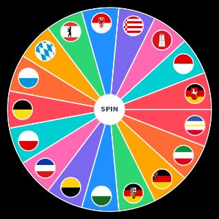 Spin the Wheel: German State Flags
