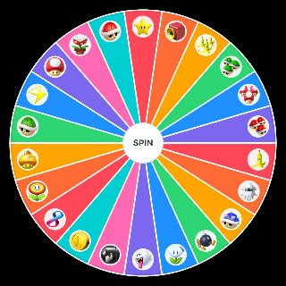 Random Wheel: Mario Kart 8 Deluxe Items