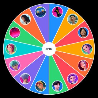 Spin the Wheel: Kpop Demon Hunters Characters