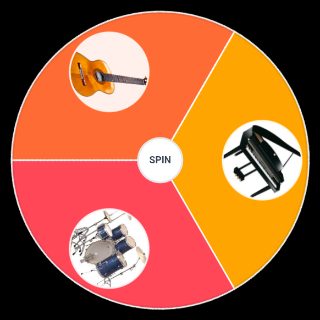 Spin the Wheel: Musical Instruments
