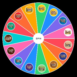 Random M&M Flavors Wheel