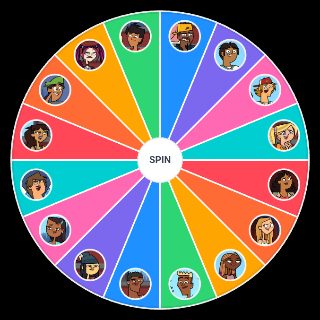 Total Drama Island Reboot Wheel