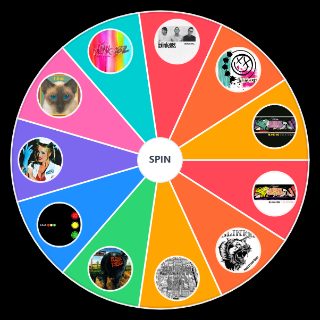 Random blink 182 Albums (2023) Wheel