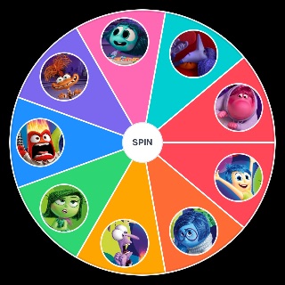 Random Inside Out 1/2 emotions Wheel
