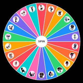 Dandy's World Twisteds (25/10/24) Wheel