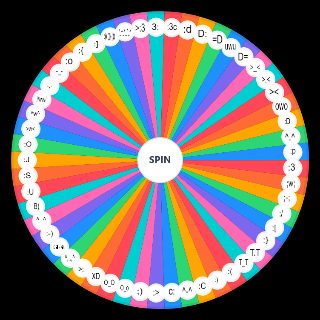 Random Emoticon Wheel