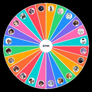 Random 86 eighty six characters Wheel