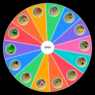 Random Food Gang Fighters Wheel