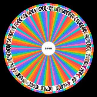 Random Top 100 Aoty Wheel