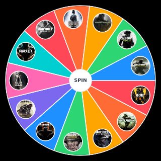 Random Call of Duty Games (Modern Warfare 2019) Wheel