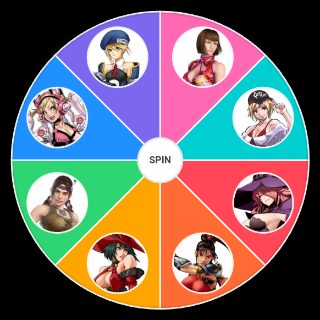 Random Fighting Game Girls Wheel