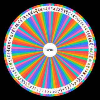 Spin the Wheel: Johto Pokemon (Crystal Sprites) (Generation II Pokemon)