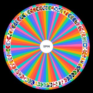 Spin the Wheel: UK County Flags