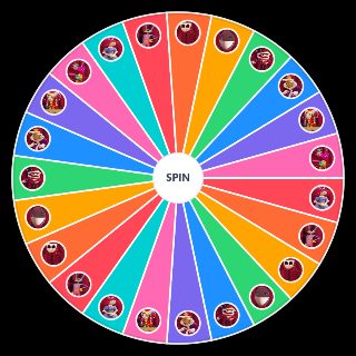 DIGITAL CIRCUS CHARACTERS Wheel