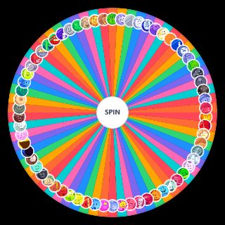 Battle For BFDI Contestants Wheel
