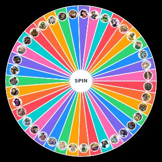 JoJo Part 7 Characters Wheel