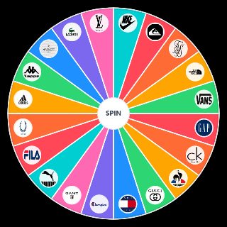 Spin the Wheel: Marcas de ropa