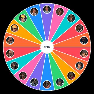 Random TF2 Mercs (RED+BLU) Wheel
