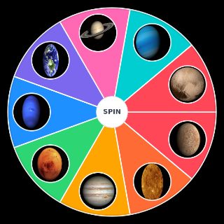 Choose a Random de Planetas del sistema solar
