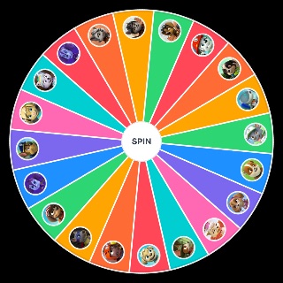 Random Paw Patrol Pups Wheel