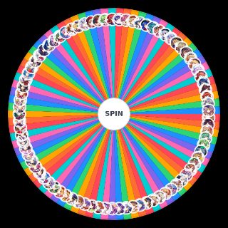 Random Touhou: LostWord JP Characters Wheel