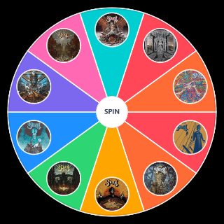 Random Ghost Albums (2025 Update) Wheel