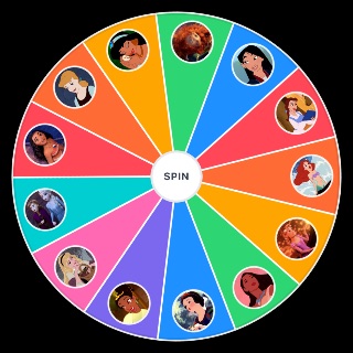 Disney Princess Movies Wheel