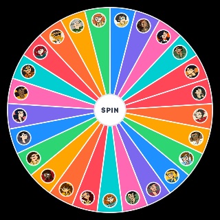 Random Disventure Camp All Stars Characters Wheel