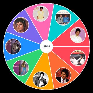 Random Michael Jackson Thriller Wheel