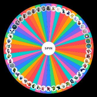 All Phighting Characters + NPCs Wheel