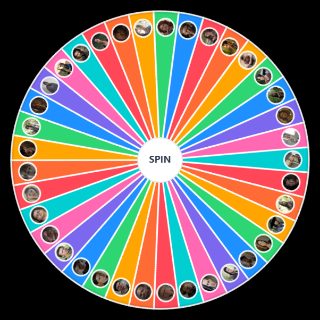 Random The Walking Dead Characters (Season 5) Wheel
