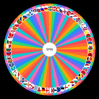 Spin the Wheel: Flags of Europe Dec