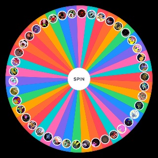 Random wander over yonder characters Wheel