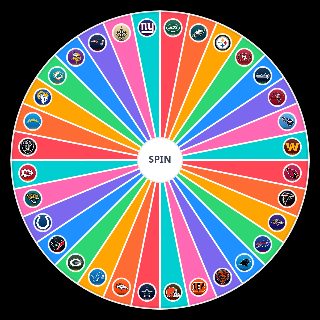 Random NFL Teams Wheel