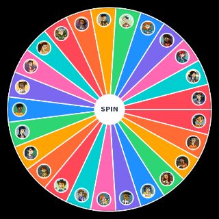 Disventure Camp: All Stars ⭐️ Characters Wheel