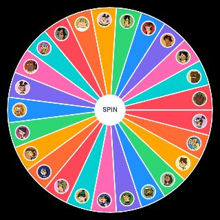 Random Total Drama Island Season 1 Character Wheel
