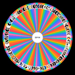 Random Rock Albums Wheel