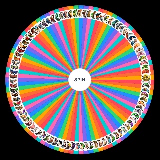 Random Brainrot Evolution Characters Wheel