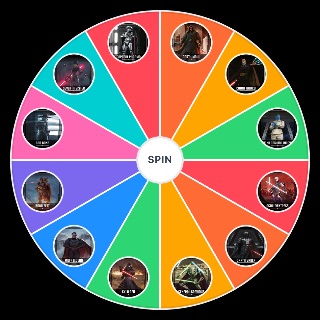 Star Wars Villainous Wheel