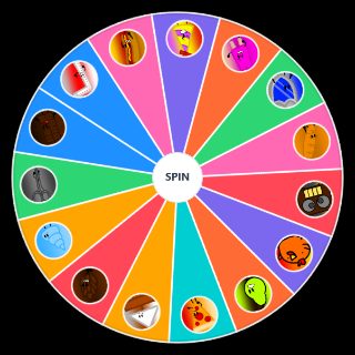 Random Brawl Of The Objects Contestants Wheel