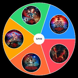 Random Stranger Things season Wheel