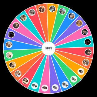 Random School Bus Graveyard Characters Wheel