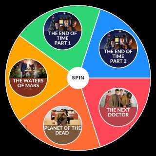 Spin the Wheel: Doctor Who The Specials