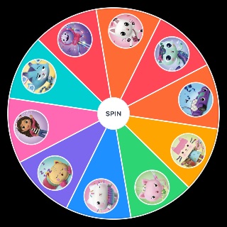 Choose a Random ‘Gabby’s Dollhouse’ characters