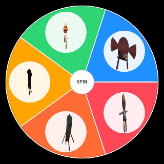 Spin the Wheel: pizzy's parlor character