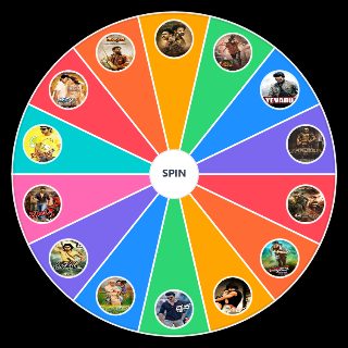 Random Ram Charan Movies (2007 2023) Wheel