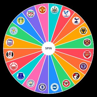 2024 2025 Premier League Wheel