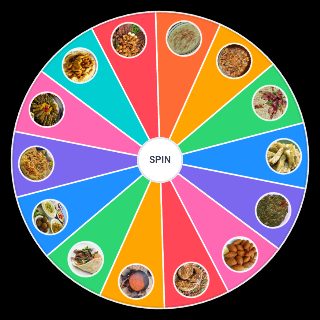 Random arab food Wheel