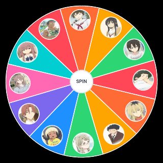 A Silent Voice Best Characters Wheel