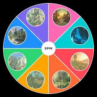Random Zelda Breath Of The Wild Town/Cities! Wheel